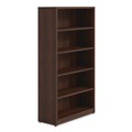 Office Filing Cabinets & Shelves | Alera AE1NNN-B366514 HRG 36 in. x 14 in. x 65 in. 5-Shelf Seville Bookcase - Mahogany image number 0