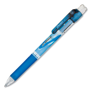 Pentel 0.7 mm HB (#2) .e-Sharp Mechanical Pencil - Black Lead, Blue Barrel (1-Dozen)