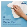 Cleaning & Janitorial Supplies | Kleenex 25630 7.5 in. x 700 ft. 1-Ply Hard Roll Paper Towels with Premium Absorbency Pockets - White/Green Core (6-Rolls/Carton) image number 5