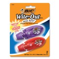 Customer Appreciation Sale - Save up to $60 off | BIC WOMTP21 Wite-Out Mini Twist Correction Tape, Non-Refillable, 1/5-in X 314-in (2/Pack) image number 0