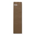 Food Service | Ross & Wallace Paper Products 020332500PK/BL 4.5 in. x 2.5 in. x 16 in. 35# Basis Weight Merchandise Size Grocery Paper Bags - Brown (500/Bundle) image number 0