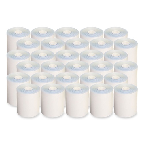 Labor Day Sale! Save $30 off $199! | AmerCareRoyal CR2300 3 in. x 90 ft No Carbon Register Rolls - White/Yellow (30/Carton) image number 0