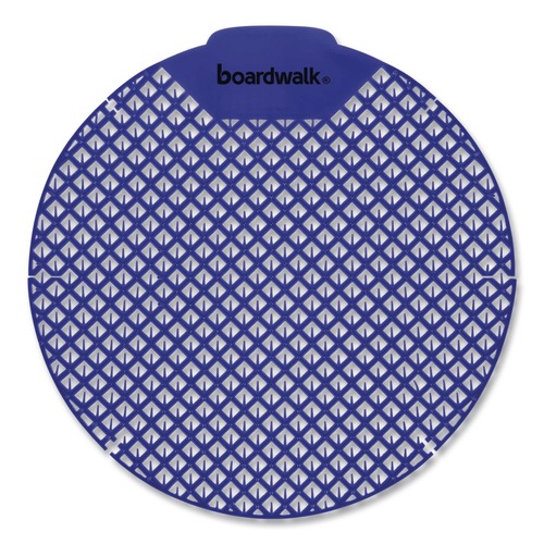 Cleaning & Janitorial Supplies | Boardwalk FGVIN-F-012I072M-81 1.8 oz. Urinal Screen - Tutti Frutti Scent, Blue (1-Dozen) image number 0