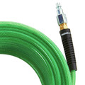 Air Hoses and Reels | Metabo HPT 115155M 1/4 in. x 50 ft. Polyurethane Air Hose with Industrial Fittings (Green) image number 1