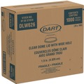 Cups and Lids | Dart DLW626 Open-Top Dome Lid for 16 oz. to 24 oz. Plastic Cups - Clear (1000/Carton) image number 0