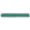 Mops | Rubbermaid Commercial HYGEN FGQ46000GR00 Microfiber Cut-End 60 in. HYGEN Dust Mop Heads With Fringe - Green image number 0
