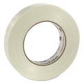 | Universal UNV31624 #350 Premium 24 mm x 54.8 m 3 in. Core Filament Tape - Clear (1 Roll) image number 3