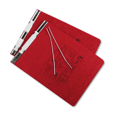 Office Jansan | ACCO A7054119A PRESSTEX 9.5 in. x 11 in. 6 in. Capacity 2 Posts Post Binders with Storage Hooks - Executive Red image number 0