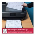 Office Jansan | DocuGard 04543 8.5 in. x 11 in. Medical Security Papers - Blue (500/Ream) image number 2