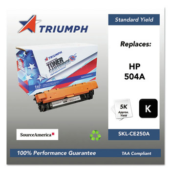 Triumph 5000 Page-Yield Remanufactured CE250A (504A) Toner - Black