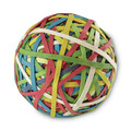 Office Jansan | ACCO A7072155 3.25 in. Diameter Assorted Gauges Rubber Band Ball - Size 34 Assorted Colors image number 1