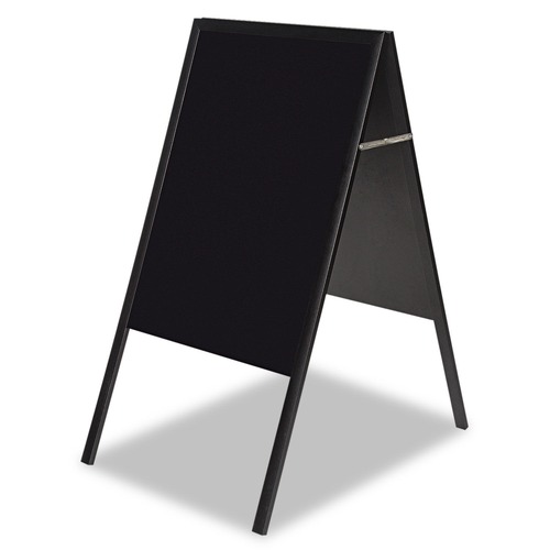  | MasterVision DKT30505042 27 in. x 34 in. Magnetic Wet Erase Board - Black image number 0