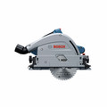 Circular Saws | Bosch GKT18V-20GCL14 PROFACTOR 18V Cordless 5-1/2 In. Track Saw Kit with BiTurbo Brushless Technology and Plunge Action Kit with (1) 8 Ah Battery image number 2