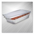 Food Service | Handi-Foil 2050-45-50FC 12.88 in. x 20.81 in. x 0.62 in. Steam Table Pan Lids with Full Curl Edge (50/Carton) image number 1