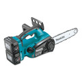 Outdoor Power Combo Kits | Makita XCU02PTX1 18V X2 (36V) LXT Brushed Lithium-Ion 12 in. Cordless Chain Saw / Angle Grinder Combo Kit with 2 Batteries (5 Ah) image number 1