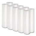 Cleaning & Janitorial Supplies | Boardwalk X7658SCKR01 38 in. x 58 in. 1.1 mil 60 gal. Recycled Low-Density Polyethylene Can Liners - Clear (100/Carton) image number 1