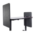 Office & Office Supplies | GN1 LUDM24361A 23.5 in. x 1 in. x 36 in. Polyester Desk Modesty Adjustable Height Desk Screen Cubicle Divider and Privacy Partition - Ash image number 3