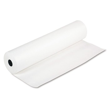 Pacon 48 lbs. Text Weight 36 in. x 1000 ft. Spectra ArtKraft Duo-Finish Paper - White (1-Roll)