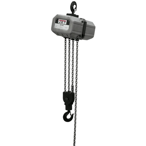  | JET 3SS-3C-15 460V SSC Series 8 Speed 3 Ton 15 ft. Lift 3-Phase Electric Chain Hoist image number 0