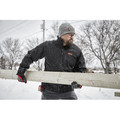 Heated Jackets | Milwaukee 204B-20L M12 TOUGHSHELL Lithium-Ion Cordless Heated Jacket (Jacket Only) - Large, Black image number 8