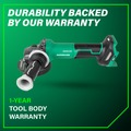 Metabo HPT Clearance | Metabo HPT G3615DVFQ6M 36V MultiVolt Lithium-Ion Brushless Variable Speed Paddle Switch 6 in. Cordless Angle Grinder (Tool Only) image number 15