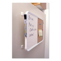 Paper Fasteners | Velcro 90073 0.88 in. x 0.88 in. Removable Adhesive Sticky-Back Fasteners - White (12/Pack) image number 4
