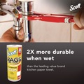 New Year New Savings! Save $25 off $150 | Scott 54992 9.4 in. x 11 in. 1-Ply Rags On A Roll - White (12/Carton) image number 2