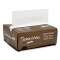 Food Service | Bagcraft P010006 EcoCraft 6 in. x 10.75 in. Interfolded Dry Wax Bakery Tissue - White (1000/Box, 10 Boxes/Carton) image number 1
