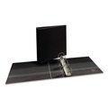 Office Jansan | Avery 09700 11 in. x 8.5 in. Sheet Size 3 in. Capacity 3 Rings Durable View Binder with DuraHinge and EZD Rings - Black image number 1