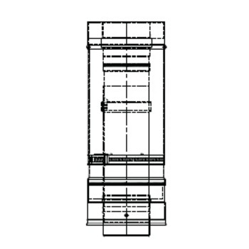 Rheem Adjustable Vent Length Compatible with RTG-64DV, RTG-84DV and RTG-95DV Models