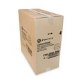  | Pactiv Corp. YTH100800000 6.38 in. x 6.38 in. x 3 in. Single Tab Lock Foam Hinged Lid Containers - White (500/Carton) image number 4