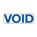 Bulk Savings Pricing 2 | COSCO 2000PLUS 098373 1.5 in. x 0.56 in. Green Line Void Message Stamp - Blue image number 1