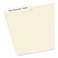 Office Jansan | PRES-a-ply 30632 0.66 in. x 3.44 in. Labels - White (30/Sheet, 50 Sheets/Box) image number 1