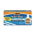 Office Jansan | BIC WOFQD12 WHI 20 mL Wite-Out Quick Dry Correction Fluid - White (1-Dozen) image number 1