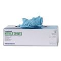 Disposable Gloves | Boardwalk 382XSCTA 9.5 in. 5 mil Disposable Examination Nitrile Gloves - X-Small/Blue (1000/Carton) image number 9