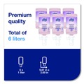 Hand Soaps | Tork 400032 1L Refill Soft Rose Scent Luxury Liquid Soap (6/Carton) image number 3