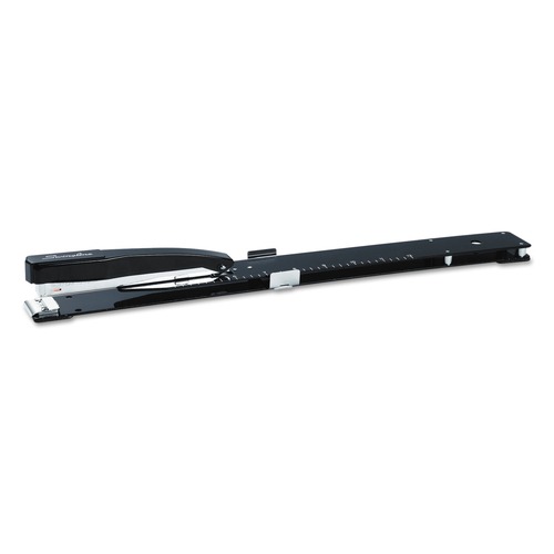 Office Jansan | Swingline S7034121A 20 Sheet Capacity 12 in. Throat Heavy-Duty Long Reach Stapler Black image number 0