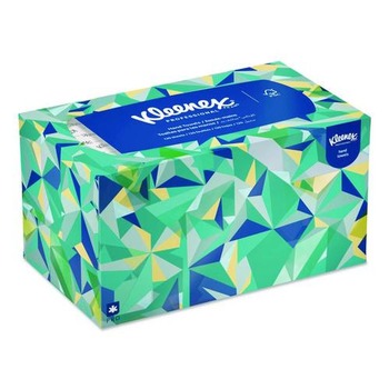 Kleenex 01701 9 in. x 10.5 in. 1-Ply Cloth Hand Towels - White (120/Box)