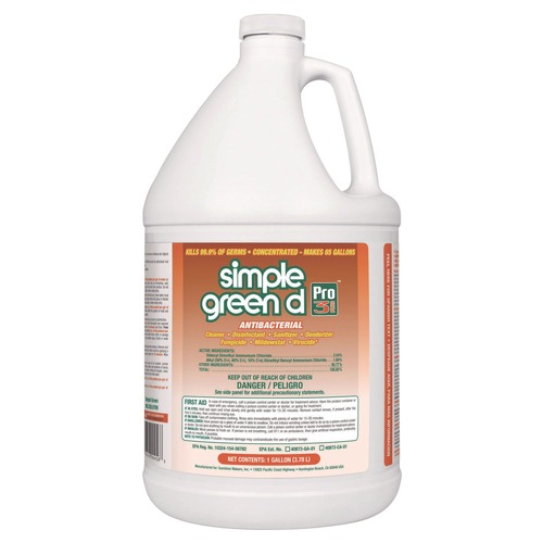 Cleaning & Janitorial Supplies | Simple Green 3310200601001 1 gal. Bottle d Pro 3 Plus Antibacterial Concentrate - Herbal (6/Carton) image number 0