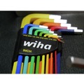Hand Tool Sets | Wiha Tools 66981 13-Piece Ball End Color Coded Inch Hex L-Key Set image number 4