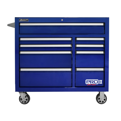 Storage Sale | Homak BL04041092 41 in. Pro 2 9-Drawer Roller Cabinet (Blue) image number 0
