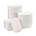  | Boardwalk BWK30LAG050 0.5 lbs. Capacity Paper Food Baskets - Red/White (1000/Carton) image number 4