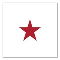 Office Jansan | Universal UNV10081 Pre-Inked/Re-Inkable STAR Round Message Stamp - Red Ink image number 4