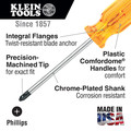 Screwdrivers | Klein Tools BD133 6 in. Profilated No. 3 Phillips Screwdriver - Yellow image number 1