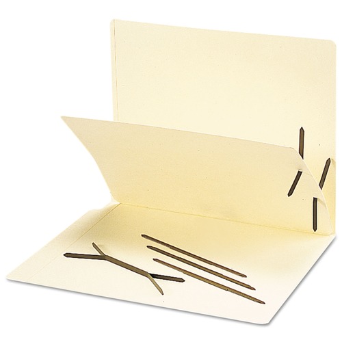 Office & Office Supplies | Smead 35051 One-Piece 2-Prong Fasteners for Smead Pre-Slit Folder Dividers - Brown (100/Box) image number 0