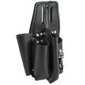 Klein Tools 5118C Black Leather Tool Pouch for Belts image number 0