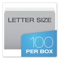 Bulk Savings Pricing 2 | Pendaflex 152 GRA Letter Size Straight Tabs Colored File Folders - Gray/Light Gray (100/Box) image number 4