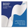 Cleaning & Janitorial Supplies | Scott 56158 8 in. x 800 ft. 1-Ply Universal 100 Percent Recycled Fiber Hard Roll Paper Towels - White (6/Carton) image number 6