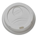 Cutlery | Dixie D9538 8 oz. Dome Hot Drink Lids - White (1000/Carton) image number 1