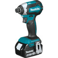 Impact Drivers | Makita XDT131 18V LXT Brushless Lithium-Ion 1/4 in. Cordless Impact Driver Kit (3 Ah) image number 1